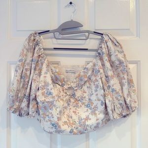 Cropped blouse